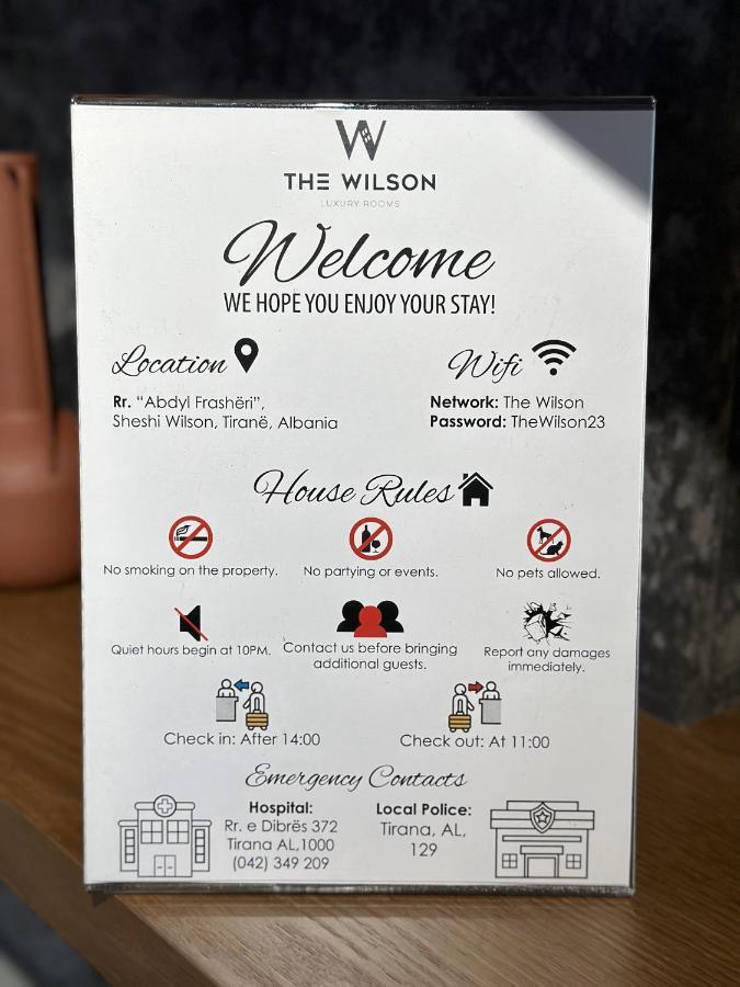 Hotel The Wilson Tirana Esterno foto